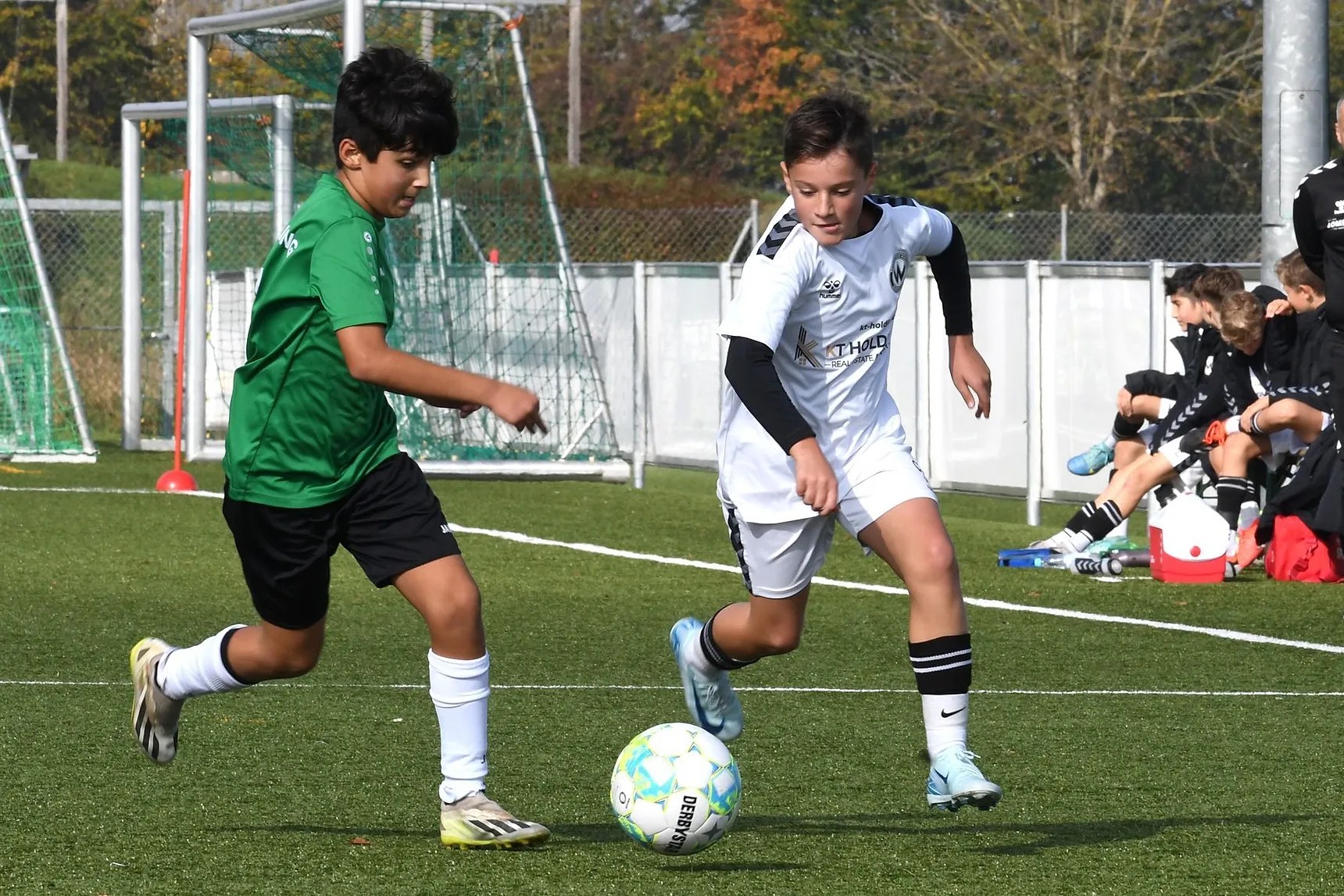 U12 im Spiel gegen den FC Stätzling - Oktober 2024